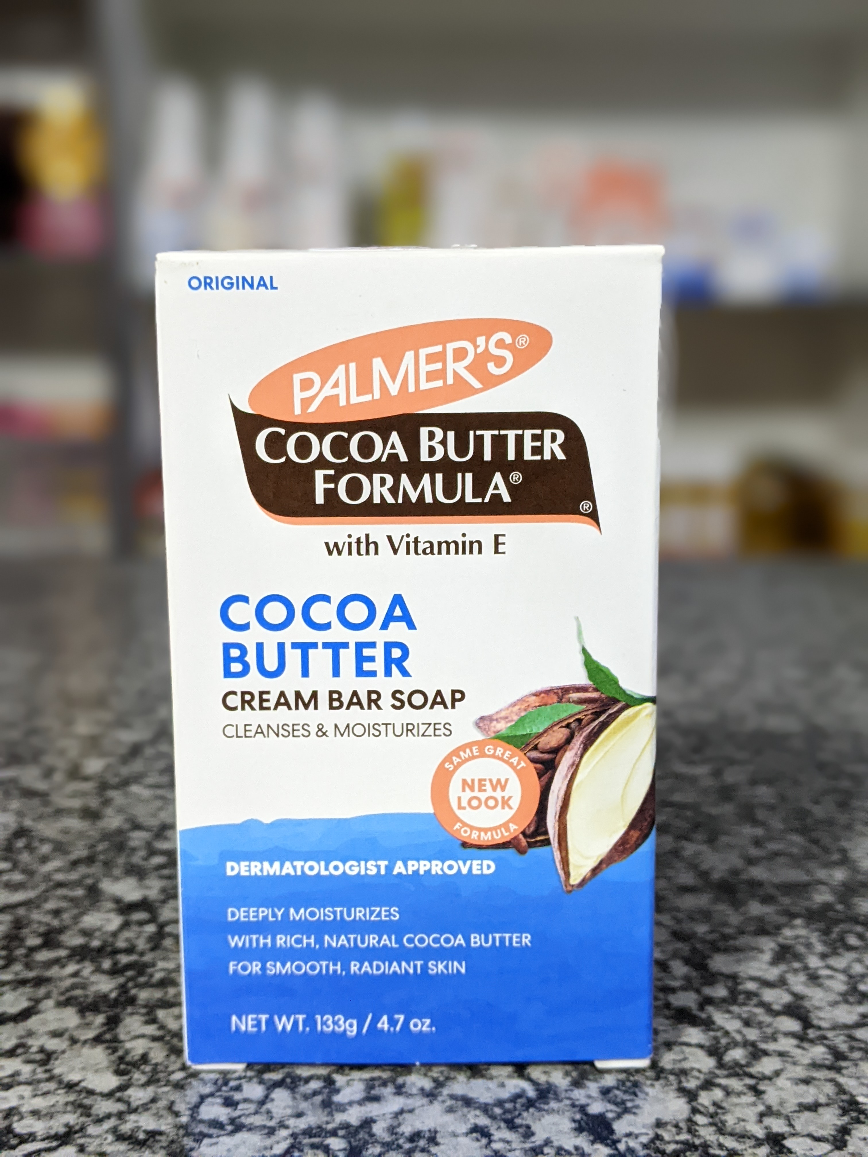 PALMERS COCOA BUTTER FORMULA VIT E CREAM BAR SOAP 133G